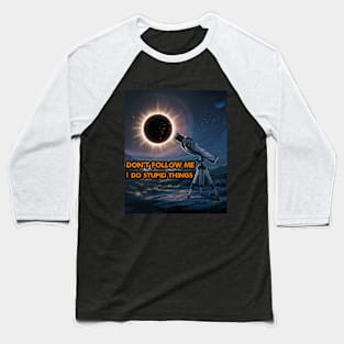 solar eclipse watching Baseball T-Shirt